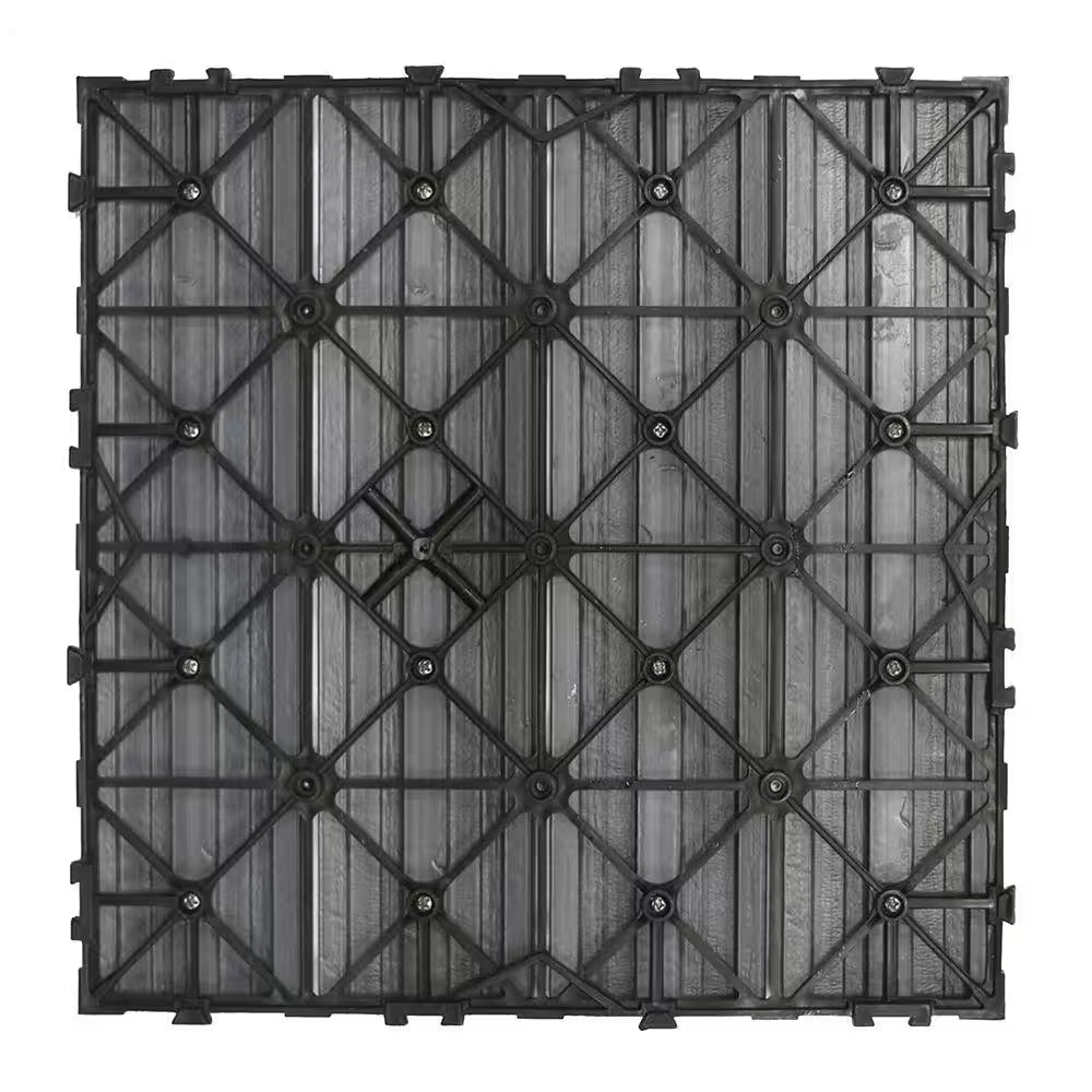 Ultrashield Naturale 1 Ft. X 1 Ft. Quick Deck Outdoor Composite Deck Tile in Westminster Gray (10 Sq. Ft. per Box)